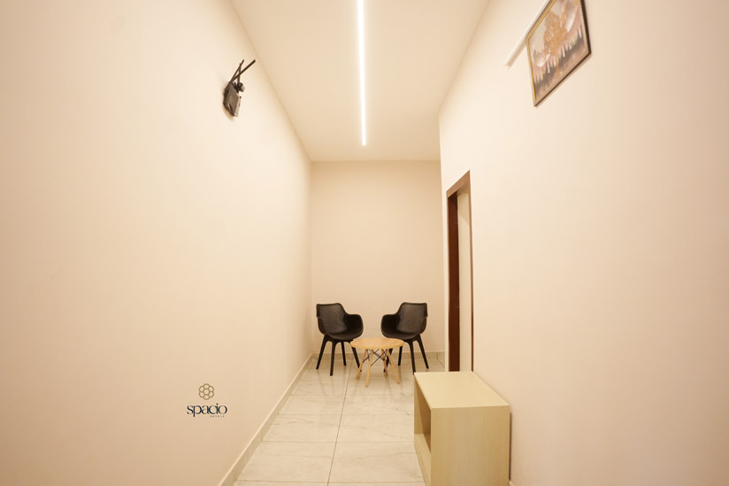 Cozy Seating & Workspace